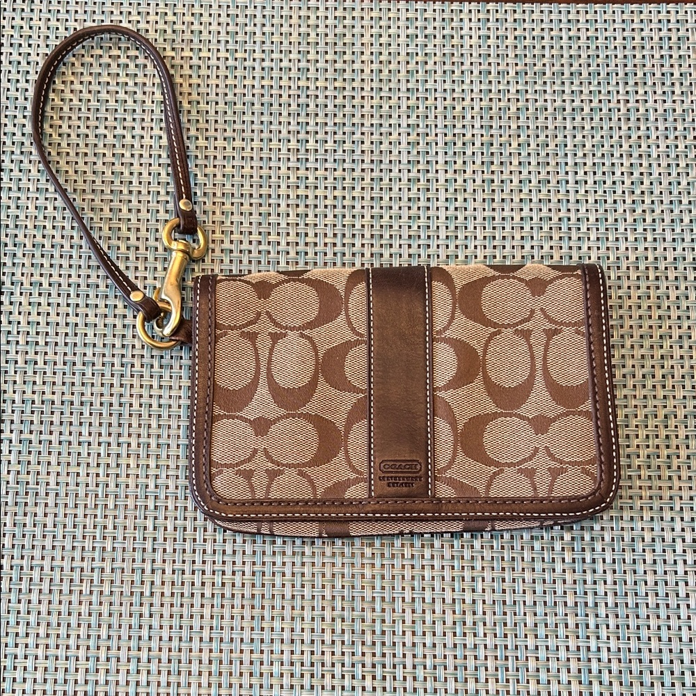 Coach Wristlet Mini Wallet